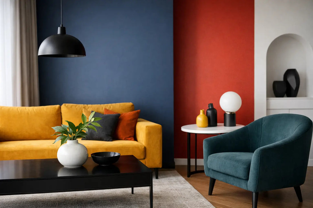 Contrasting Color Combinations in Modern Interiors
