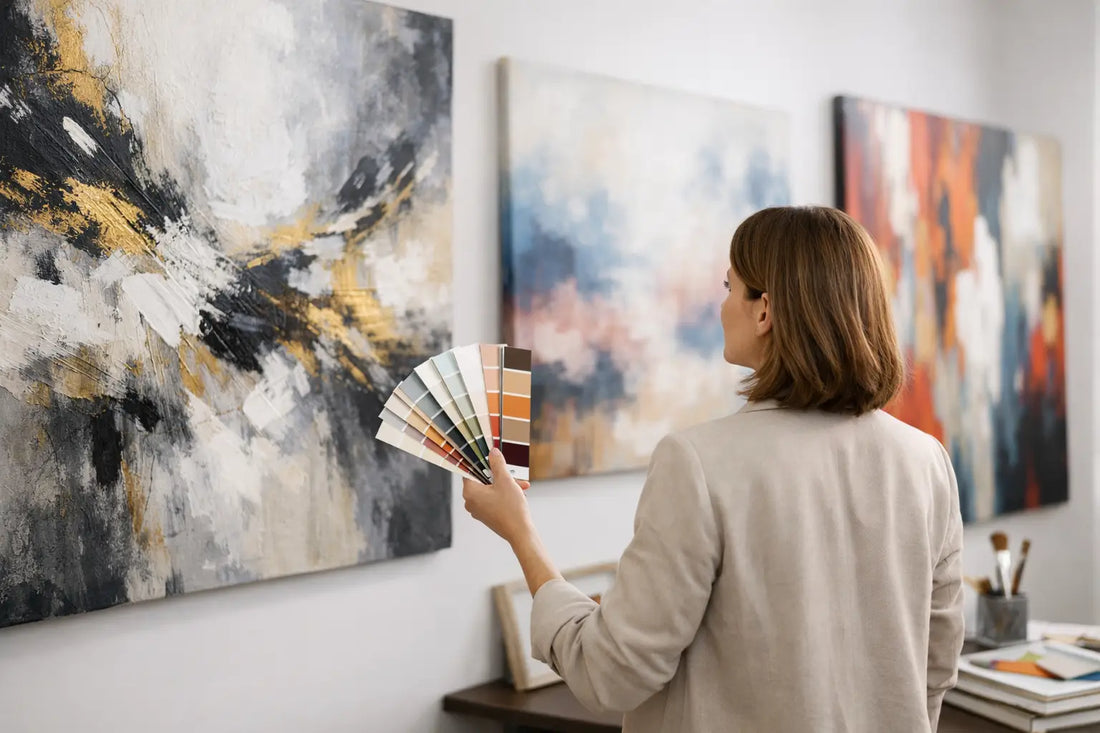 How to Choose Large Abstract Paintings for Sale