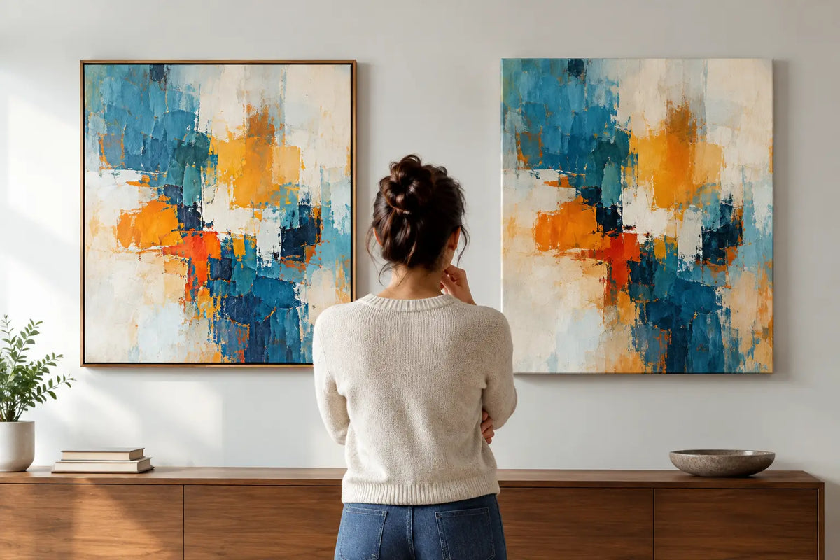 Abstract Originals vs Canvas Prints: Which Fits?