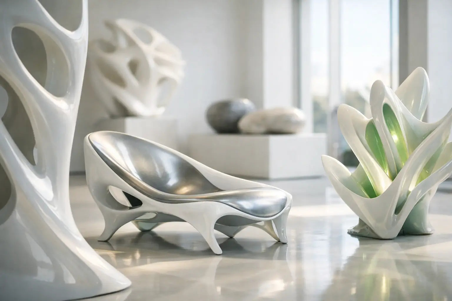 Futuristic Organic Design Trend in Contemporary Art