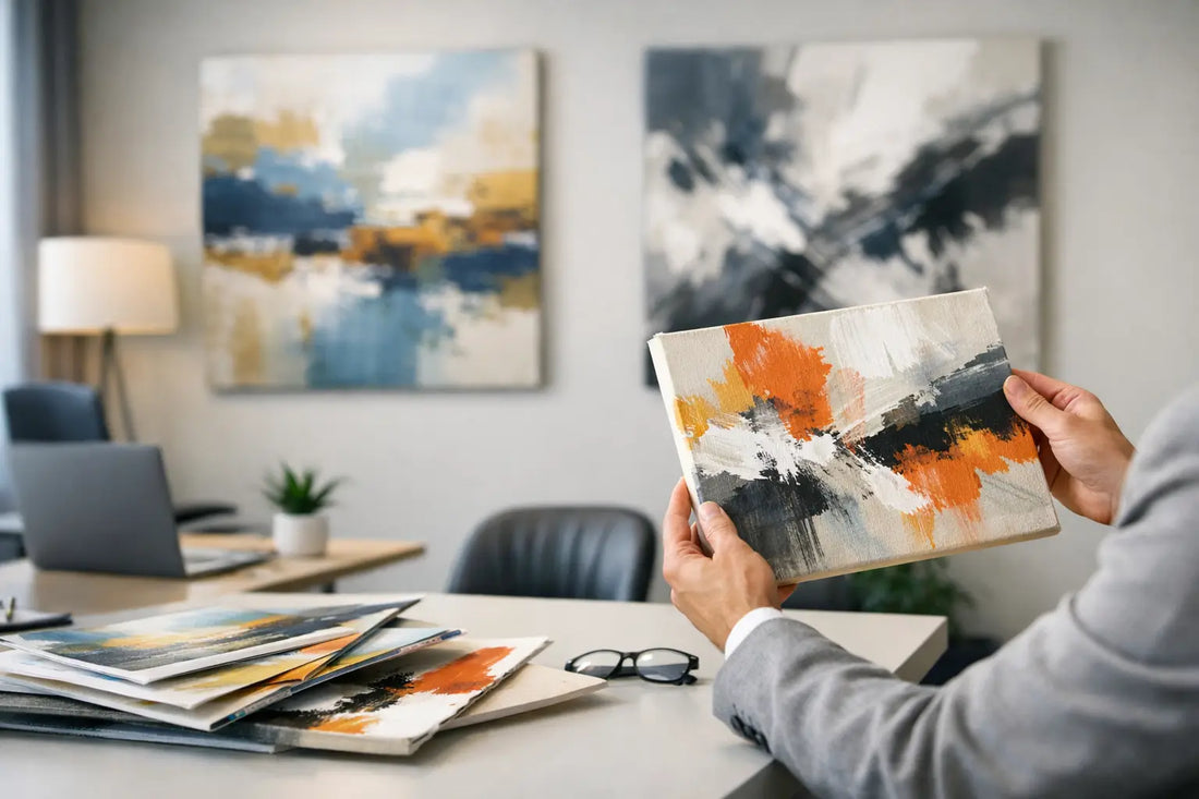 Choosing Abstract Paintings for Office Walls