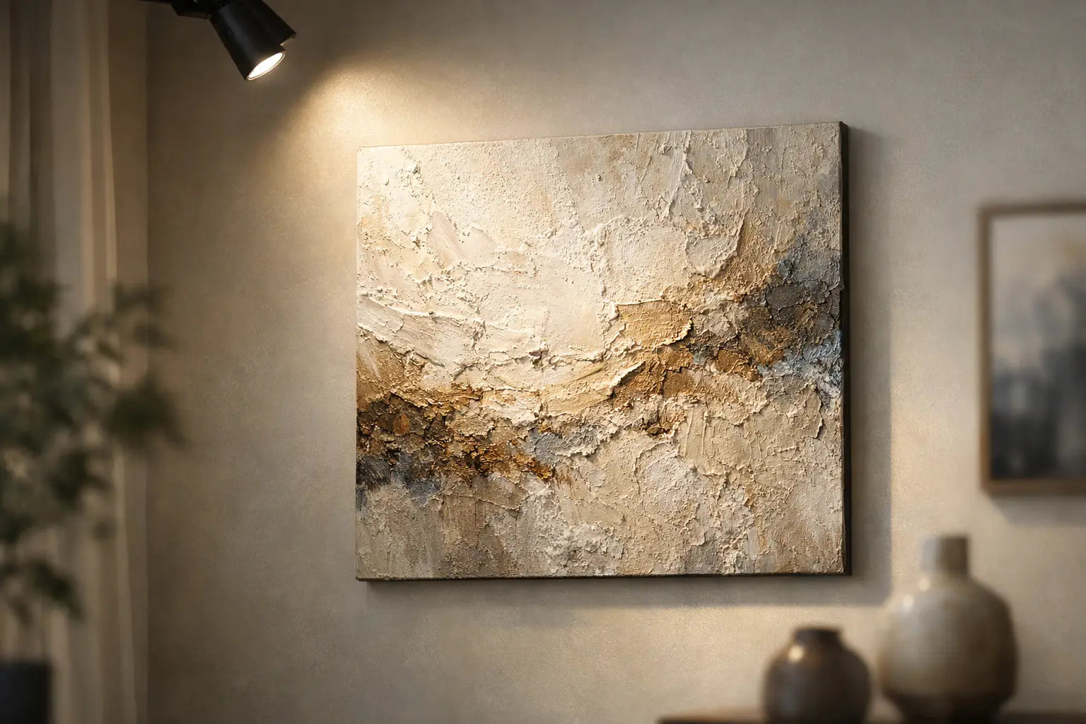 How to Light Textured Paintings Beautifully