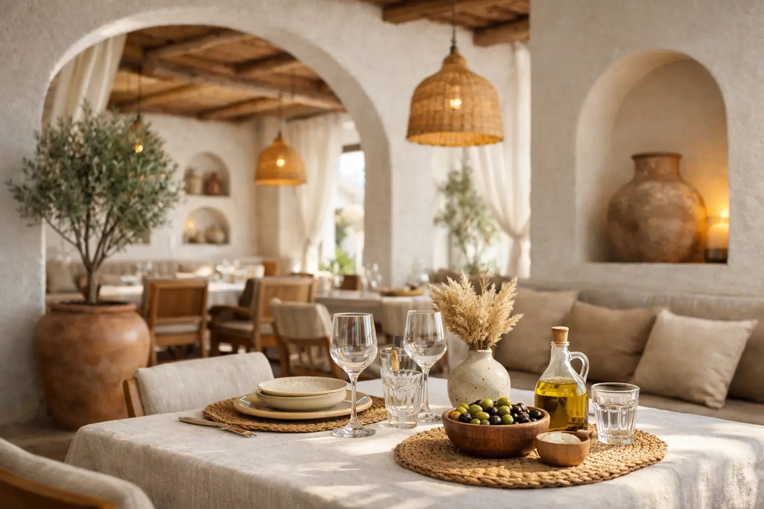 Mediterranean Restaurant Interior Design Ideas