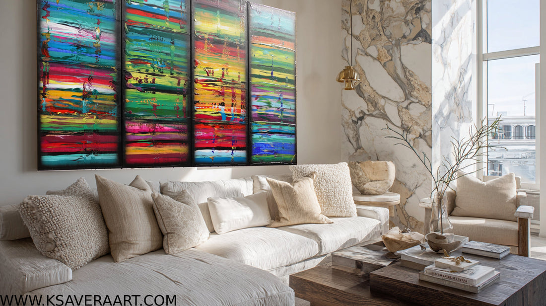 How to Choose a Multi Panel Abstract Painting