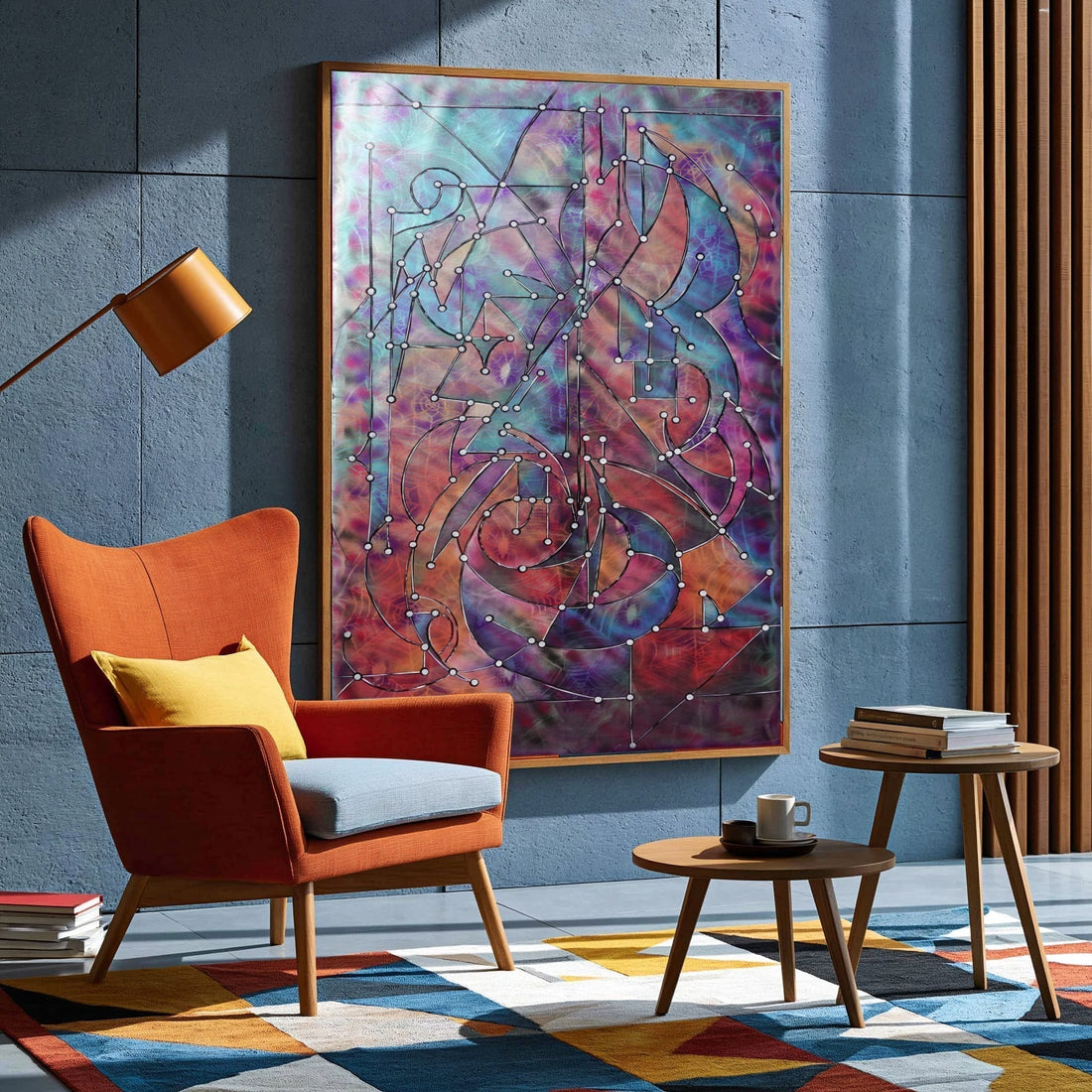 Pearlescent Abstract Wall Art for Modern Rooms
