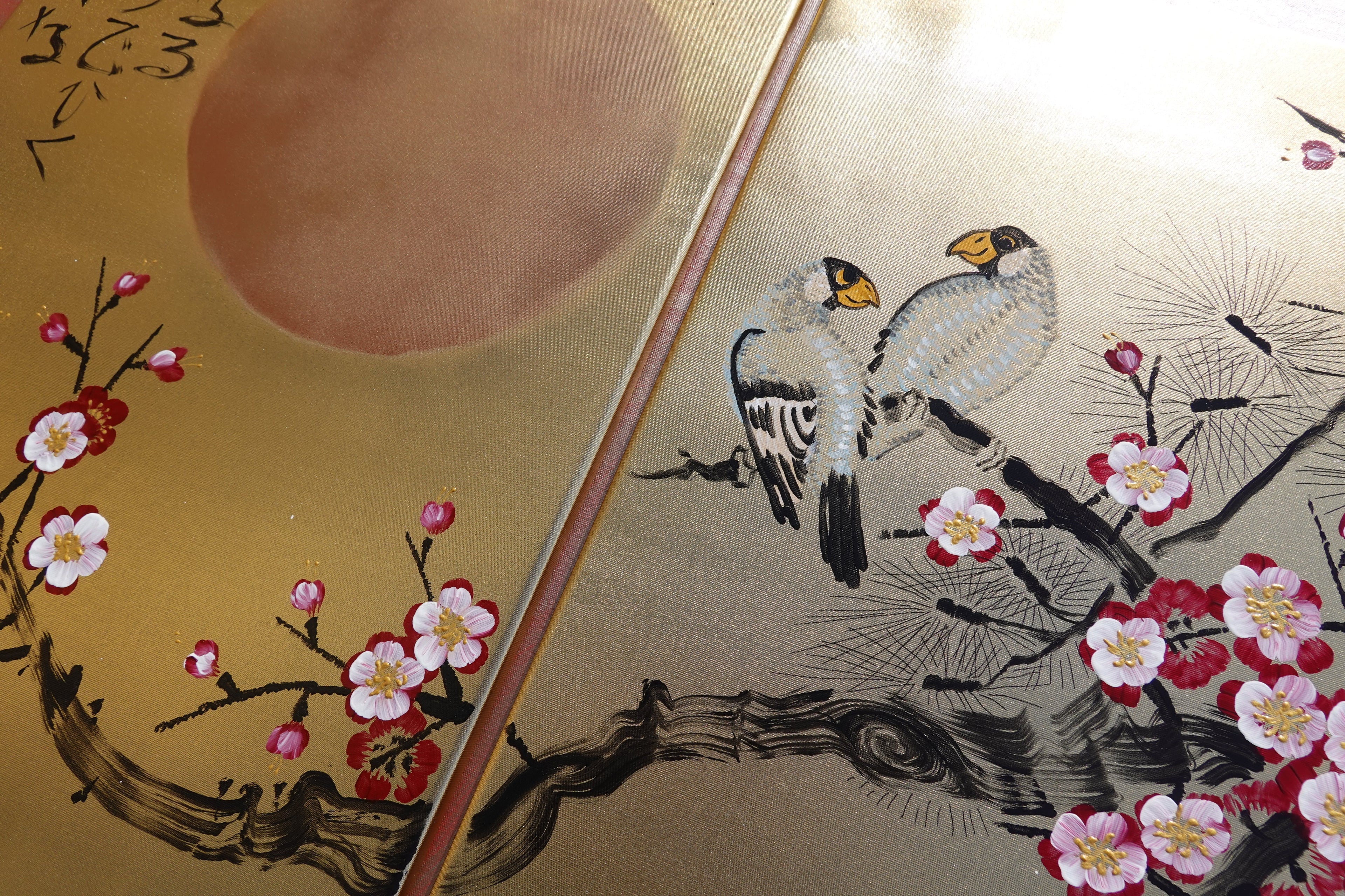 From Commission to Creation: Japanese Birds J462 from J324 by artist Ksavera