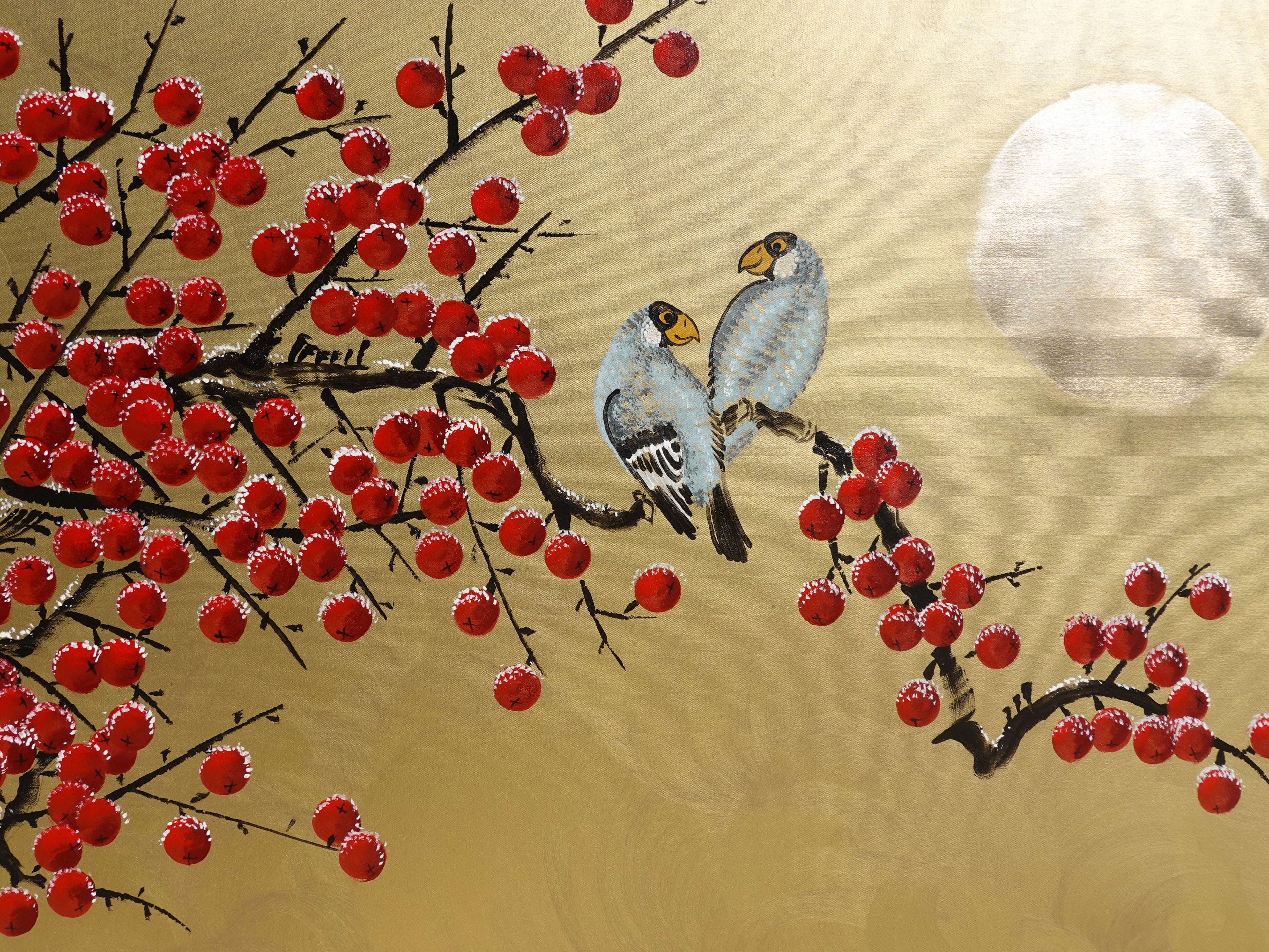 From Commission to Creation: Japanese Birds J559 from J395 by artist Ksavera