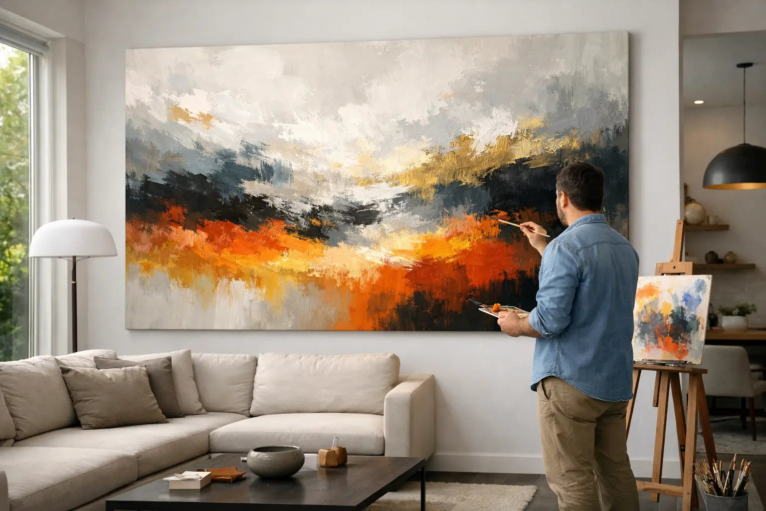 Large Canvas Art Commissions for Modern Homes