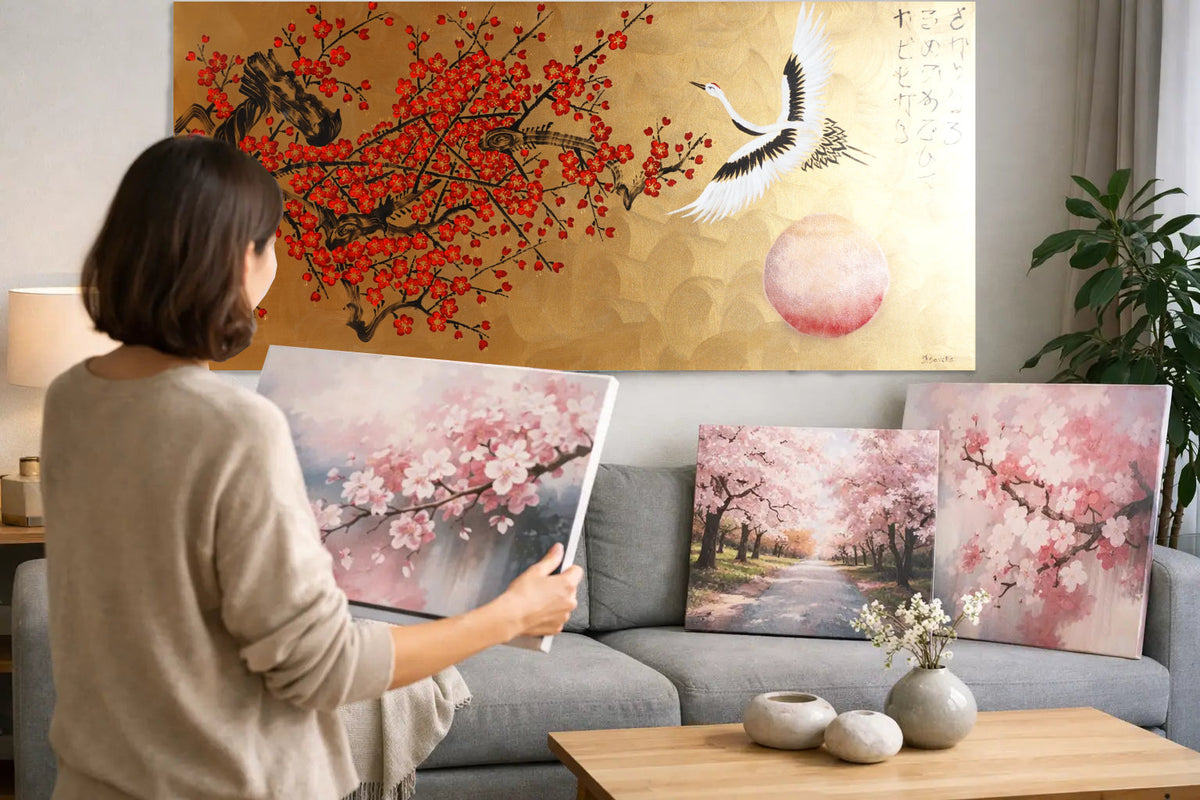 How to Choose a Sakura Painting for Living Room