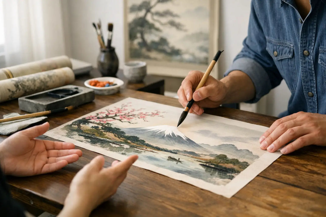 How to Commission Japanese Style Painting