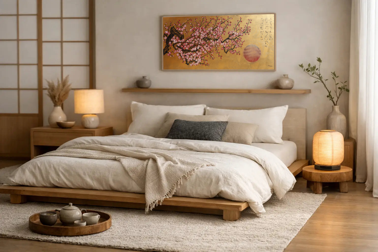 Japandi Sleeping Room Ideas That Feel Calm