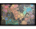 Abstract A1421 is a large-scale pearlescent black and gold Original Acrylic Painting on unstretched canvas by artist Ksavera.