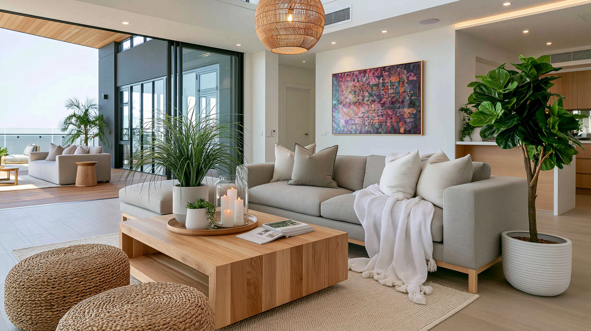 Abstract A1457 ist ein großes schillerndes geometrisches Original-Acrylbild auf unaufgespannter Leinwand von der Künstlerin Ksavera