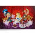 Large original Paintings “Mad tea party F143” - Triptych by Ksavera
