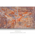 Abstract i001 is a large-scale beige orange painting
Original Acrylic Painting on unstretched canvas by artist Airinlea.