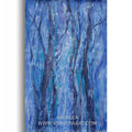 Abstract i010 is a large blue painting - Original Acrylic Painting on unstretched canvas by artist Airinlea