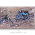 Abstract i011 is a large-scale beige blue painting
Original Acrylic Painting on unstretched canvas by artist Airinlea.