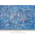 Abstract i012 is a large-scale blue painting
Original Acrylic Painting on unstretched canvas by artist Airinlea.