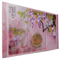 Wisteria J241 — Japanese rose Triptych - Original Acrylic Painting by Ksavera